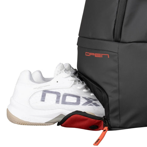 Mochila Nox Open Series 2024/2025 - Color: Negro/Rojo