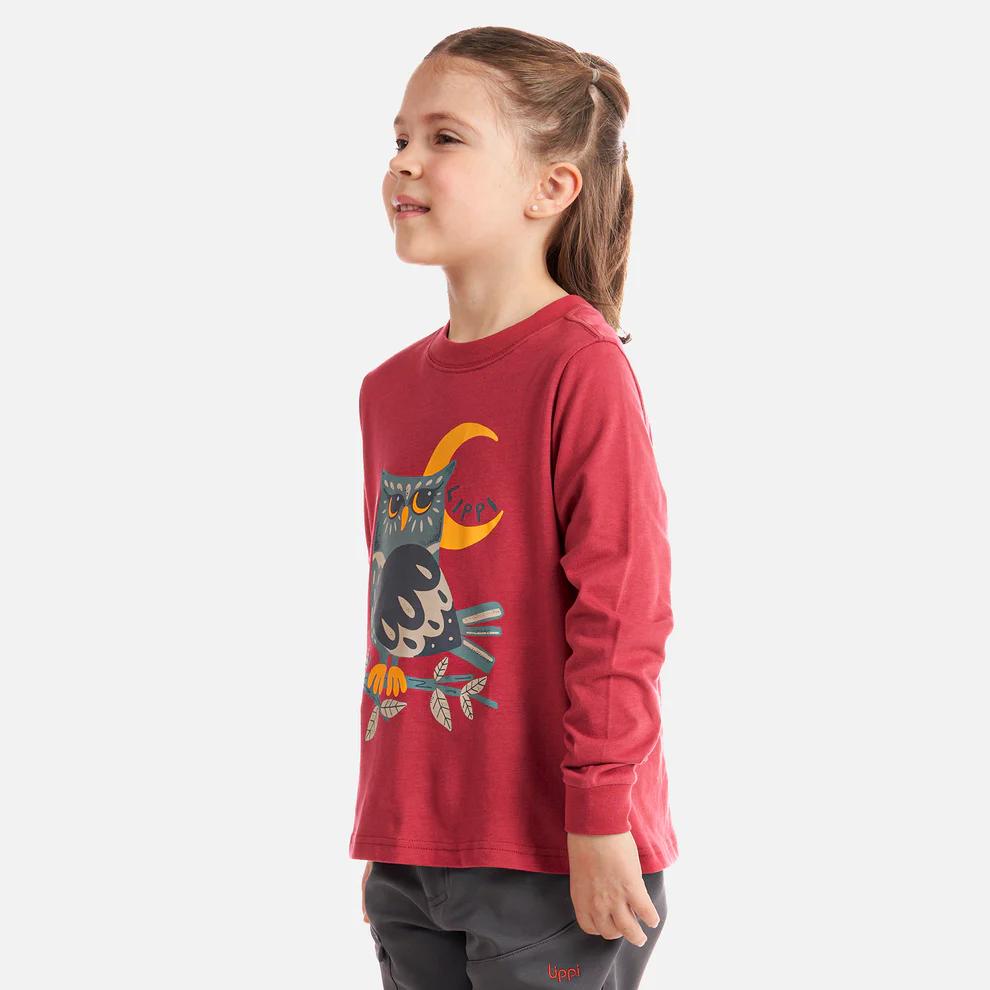 Miniatura Polera Niña Country Long Sleeve T-Shirt - Color: Rosado Oscuro