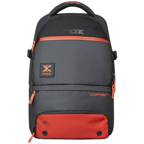 Mochila Nox Open Series 2024/2025 - Color: Negro/Rojo