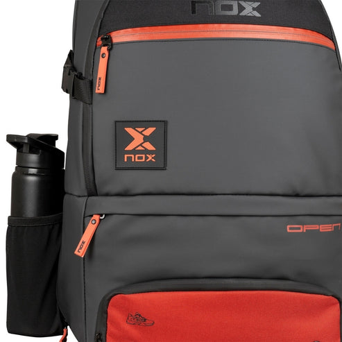 Mochila Nox Open Series 2024/2025 - Color: Negro/Rojo