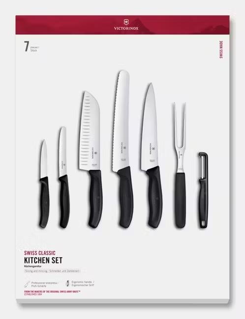 Cuchillos Set de cocina Swiss Classic, 7 piezas -