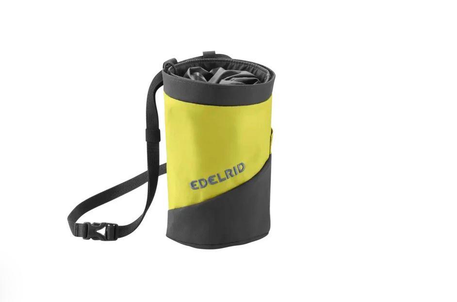 Bolsa Para Magnesio Chalk Bag Splitter Twist - Color: Negro-Amarillo