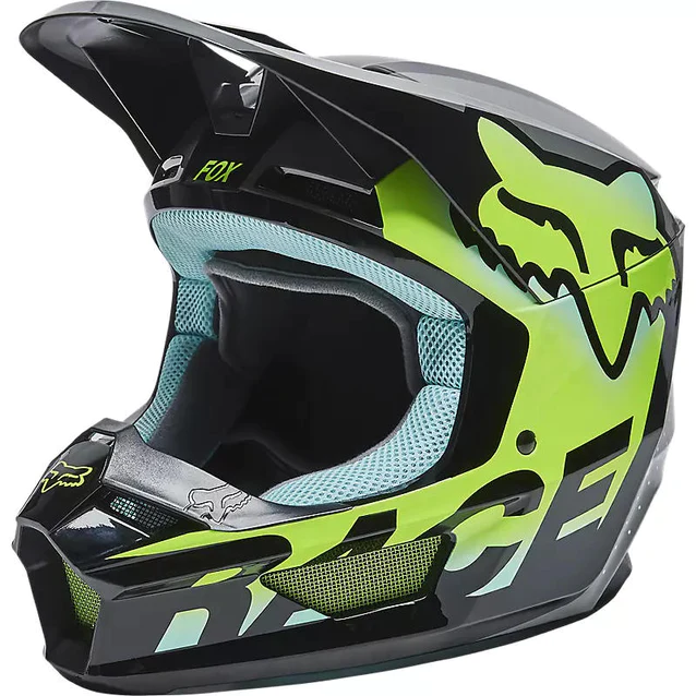 Miniatura Casco Moto Niño V1 Trice  - Color: Verde