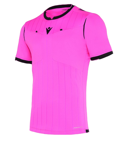 Camiseta Árbitro Eklind Manga Corta Oficial ANFP - Color: Rosado