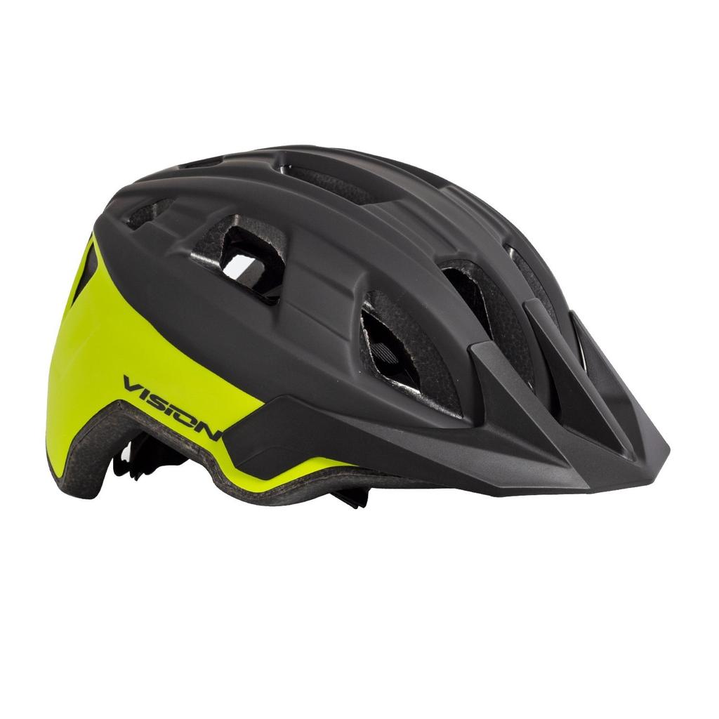 Casco Enduro Certificado En Caja - Color: Negro Amarillo