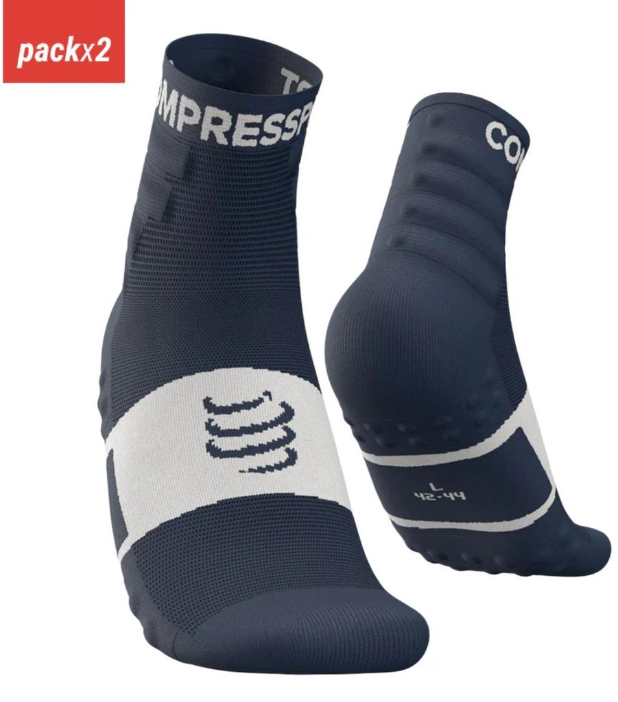 Calcetines Training Socks 2-Pack - Color: Azul-Blanco