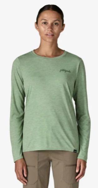 Miniatura Polera Mujer Manga Larga Capilene - Color: Verde