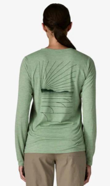 Miniatura Polera Mujer Manga Larga Capilene - Color: Verde