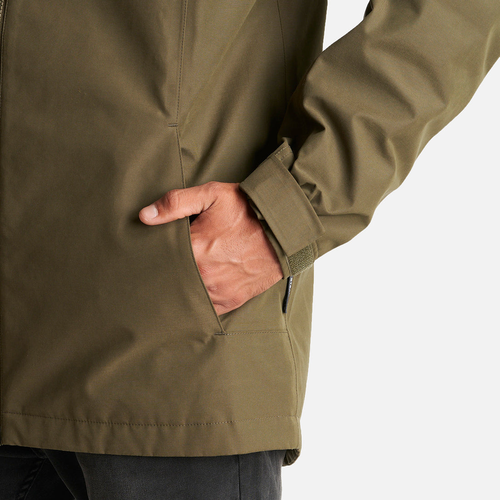 Miniatura Chaqueta Hombre Citizen Warm B-Dry Hoody Jacket - Color: Verde Militar