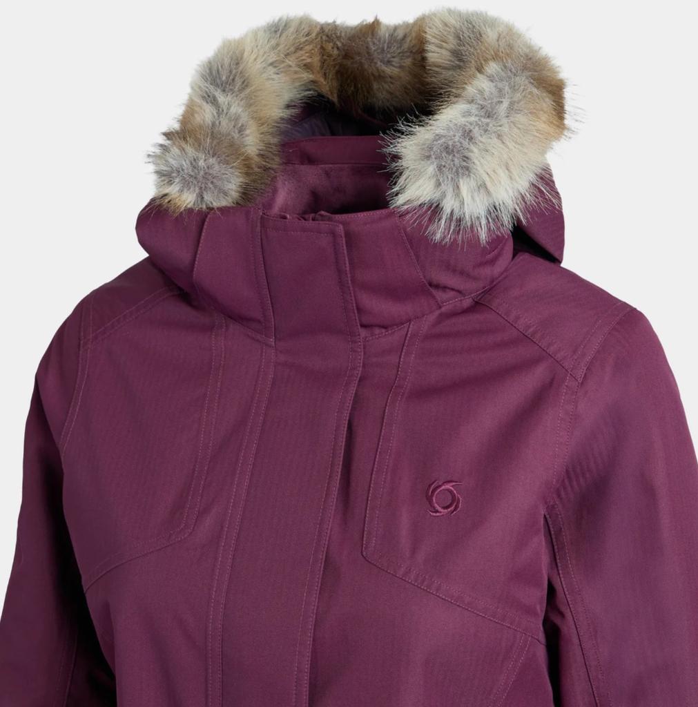 Miniatura Abrigo Aranova Mujer  - Color: Vino