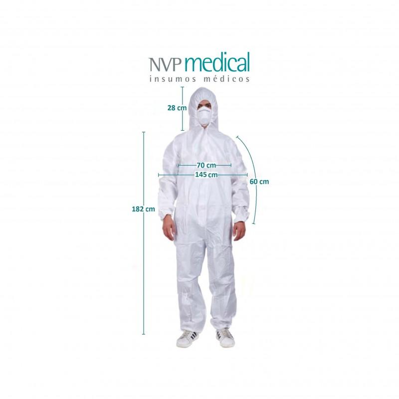 Overol SFL Laminado NVP - Color: Blanco