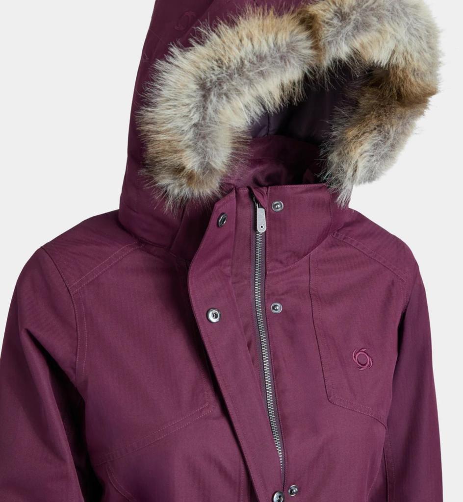 Miniatura Abrigo Aranova Mujer  - Color: Vino