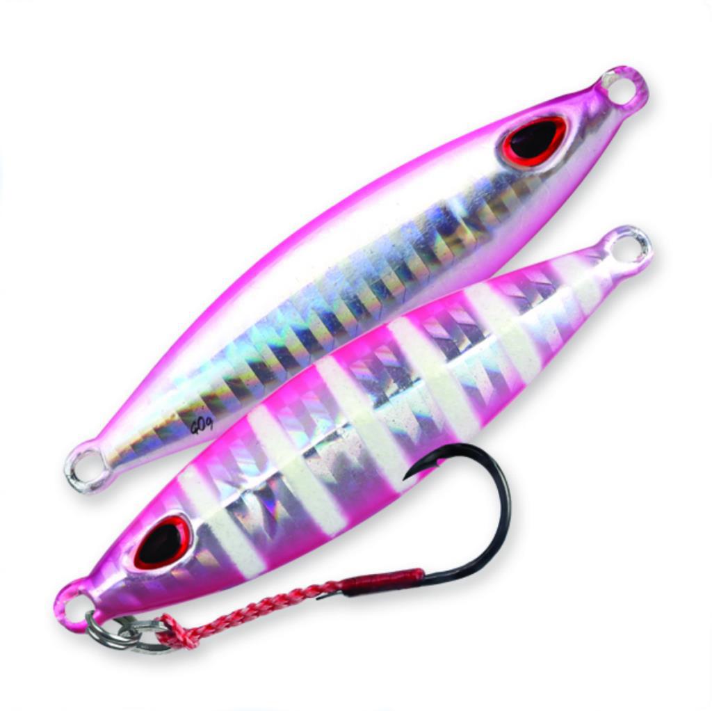 Señuelo Gomoku Koika Jig  40grs. - Color: Rosa-Plata