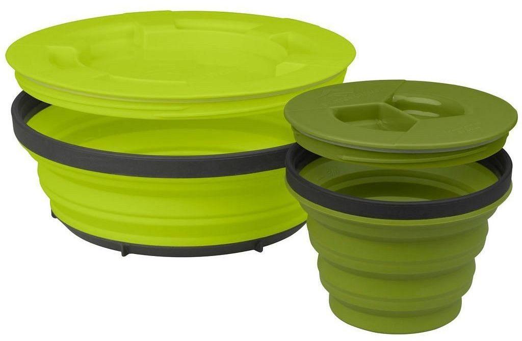 Set de Vajilla plegable con tapa X-Seal & Go