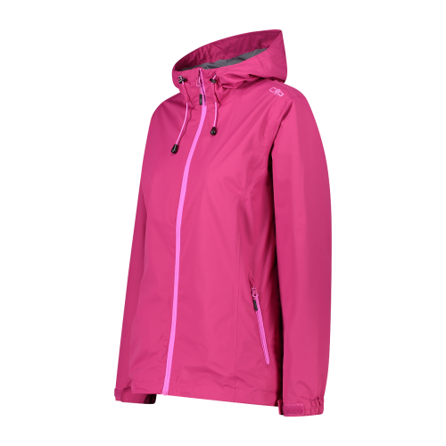 Chaqueta Mujer Impermeable Fix Hood - Color: Geraneo