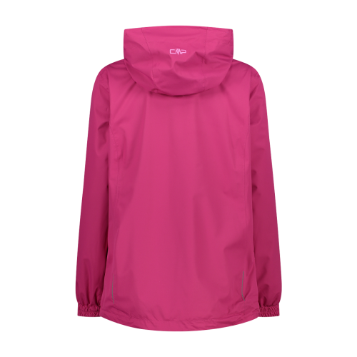Chaqueta Mujer Impermeable Fix Hood - Color: Geraneo