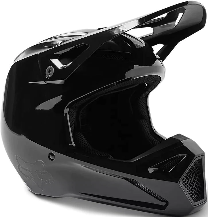 Casco Moto  V1 Solid  - Color: Negro