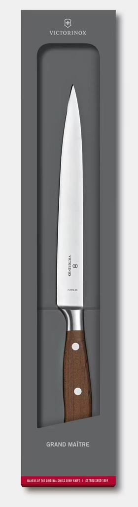 Miniatura Cuchillo Grand Maître Wood para filetear - Color: Marrón