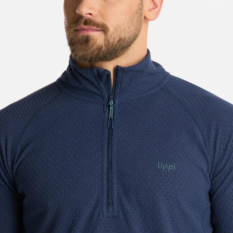 Miniatura Polerón Hombre Jacaranda Nano-F 14 Zip - Color: Azul Marino