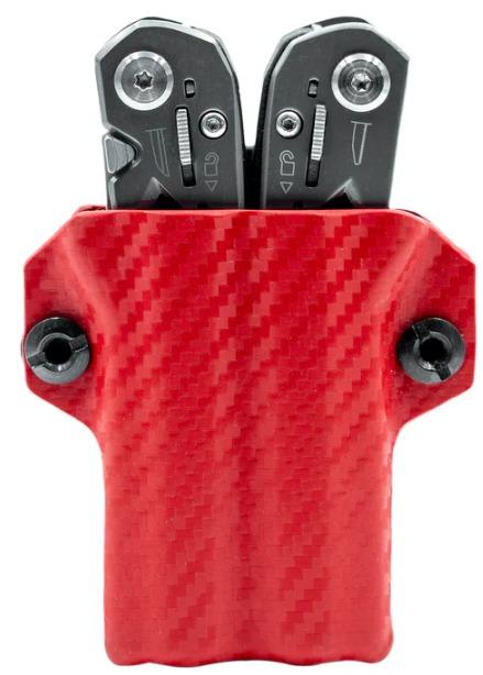 Miniatura Funda de Kydex para suspensión Gerber - Color: Carbón Rojo