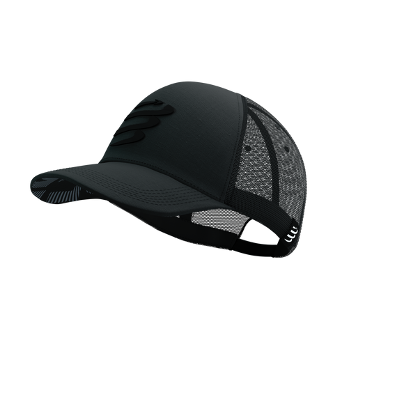 Trucker Cap - Color: Black/Black Reflective