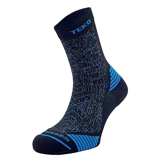 Calcetines EcoRUN SHORT CREW Light Half Cushion 2.0 - Color: Azul Oscuro