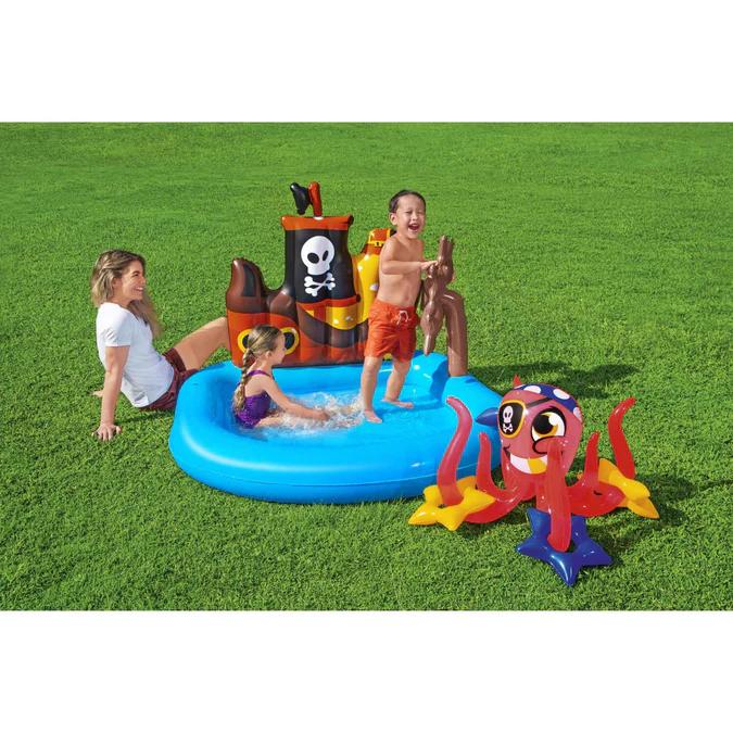 Miniatura Piscina y juegos Inflable Pirata 1.40X1.30X 1.04  -