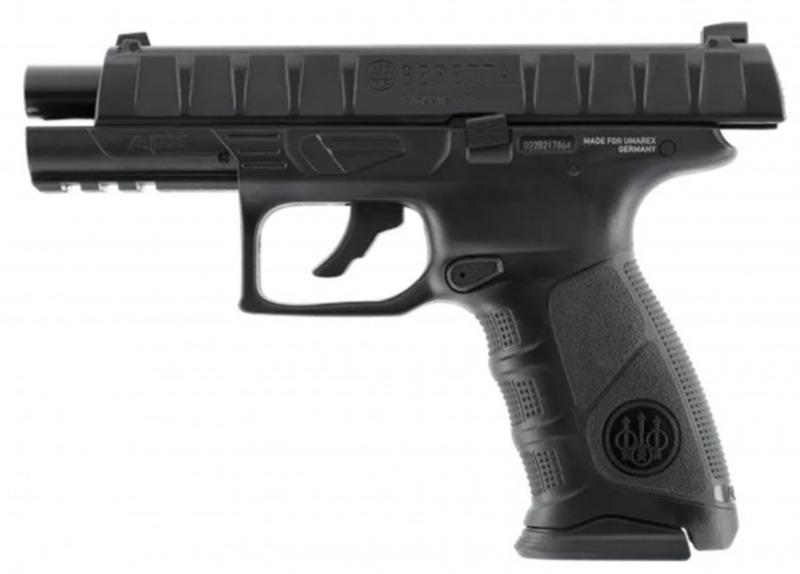 Miniatura Pistola Co2 APX 4,5MM  - Color: negro