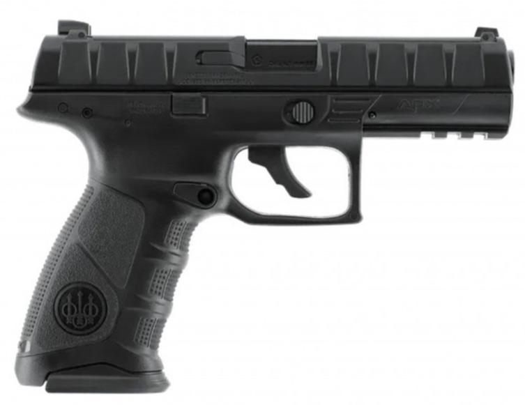 Miniatura Pistola Co2 APX 4,5MM  - Color: negro