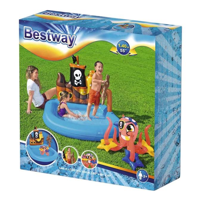 Miniatura Piscina y juegos Inflable Pirata 1.40X1.30X 1.04  -