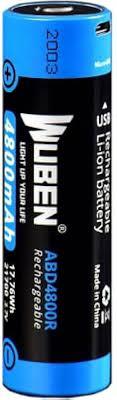 Batería Recargable ABD4800R Li-Ion 3.7V 4800mAh