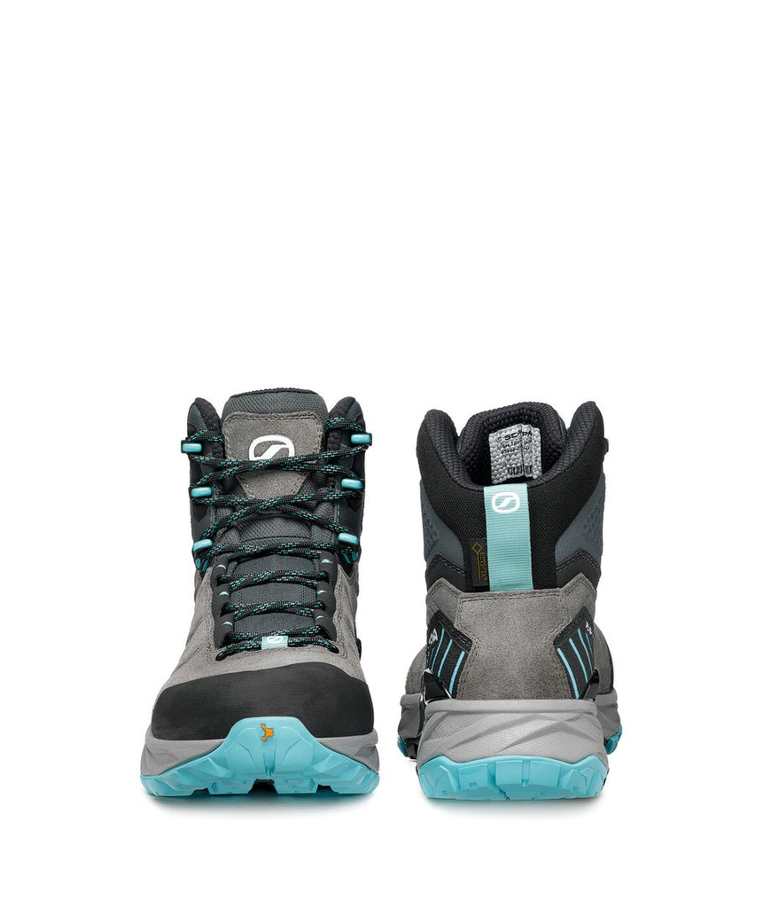 Miniatura Zapato Mujer Rush Trk Gtx - Color: Midgray/Aqua