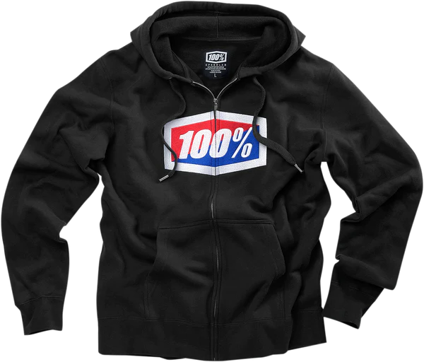 Miniatura Poleron Hombre Official Zip Fleece - Color: Negro