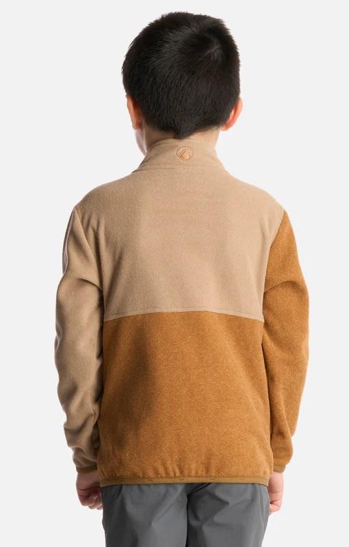 Miniatura Polerón Niño Stripes Nano-F Full Zip  - Color: Camel