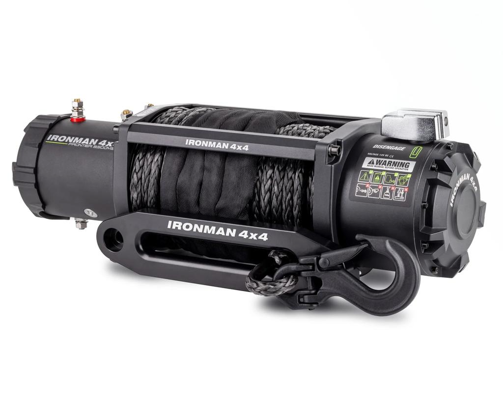 Winch Frontier de 9500LB con Piola Sintetica