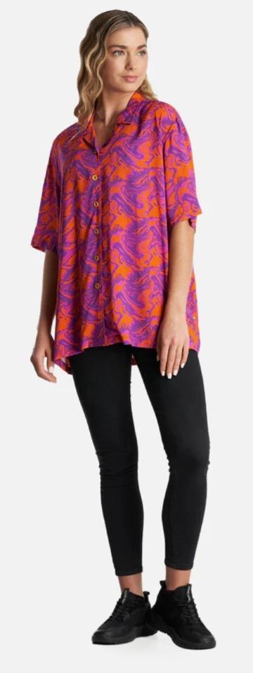 Camisa Mujer Marmolada Print -