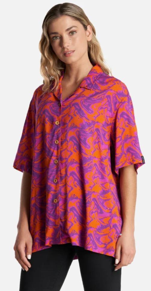 Miniatura Camisa Mujer Marmolada Print -