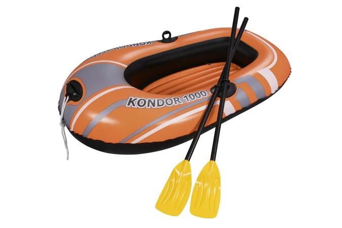 Bote Inflable Con Remos Kondor 1000 1.45m x 84cm -