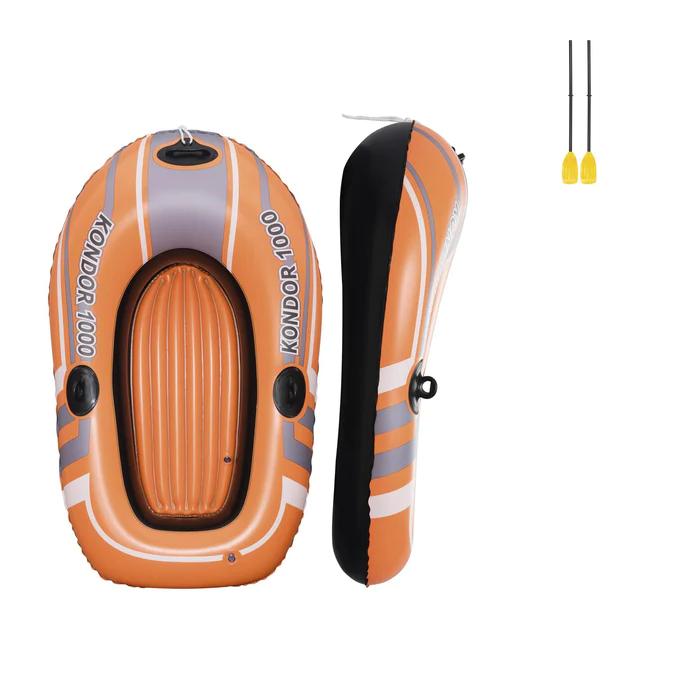 Bote Inflable Con Remos Kondor 1000 1.45m x 84cm -