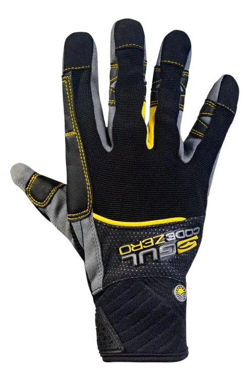 Guante CZ Summer Full Finger Glove - Color: Negro-Amarillo