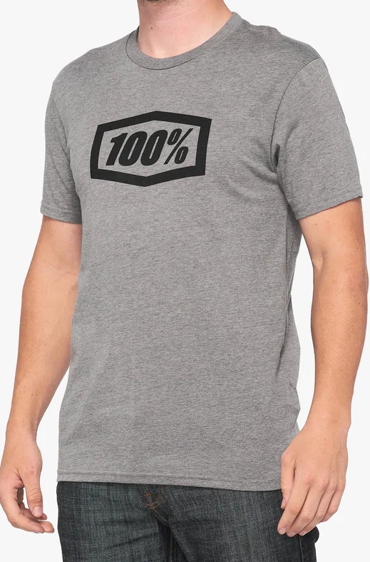 Miniatura Polera Hombre logo 100% Icon Manga Corta - Color: Gris