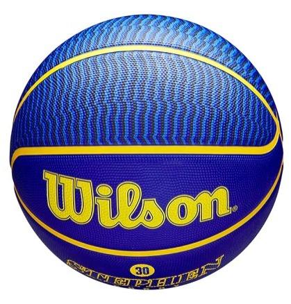 Miniatura Pelota Basketball Nba Player Icon Curry - Color: Azul-Amarillo