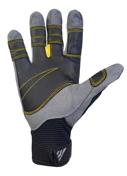 Guante CZ Summer Full Finger Glove - Color: Negro-Amarillo