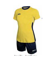 Uniforme Milan Mujer - Color: Amarillo