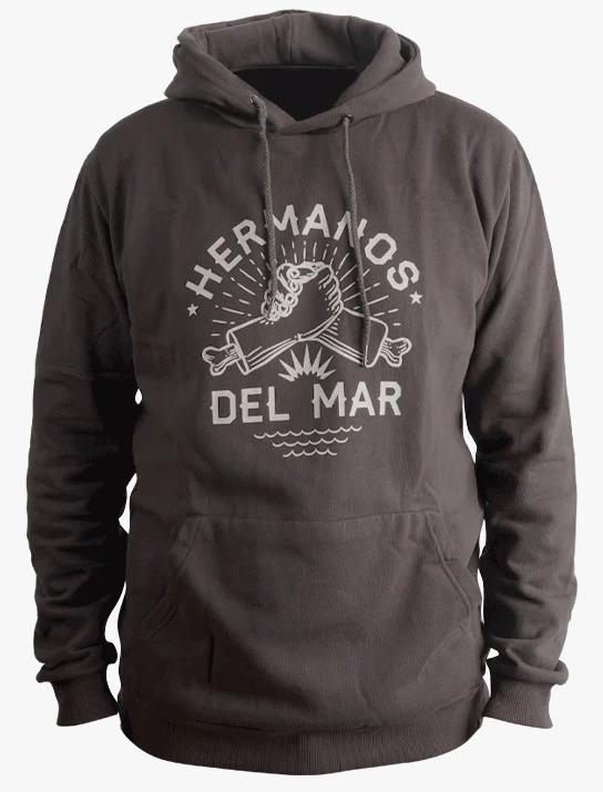 Polerón Hood Hermanos Del Mar 2018 - Color: Grey