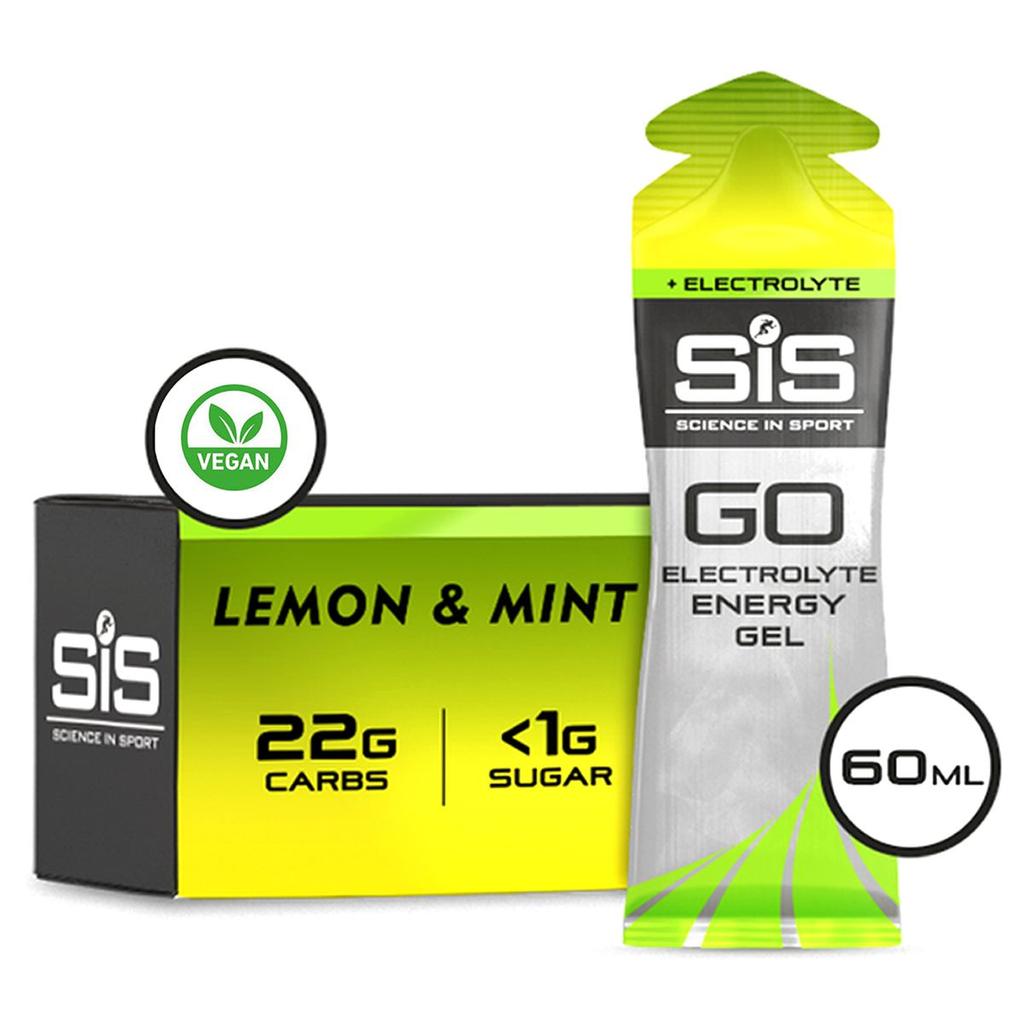 Caja Gel GO + Electrolitos Limón & Menta 60ml 30U
