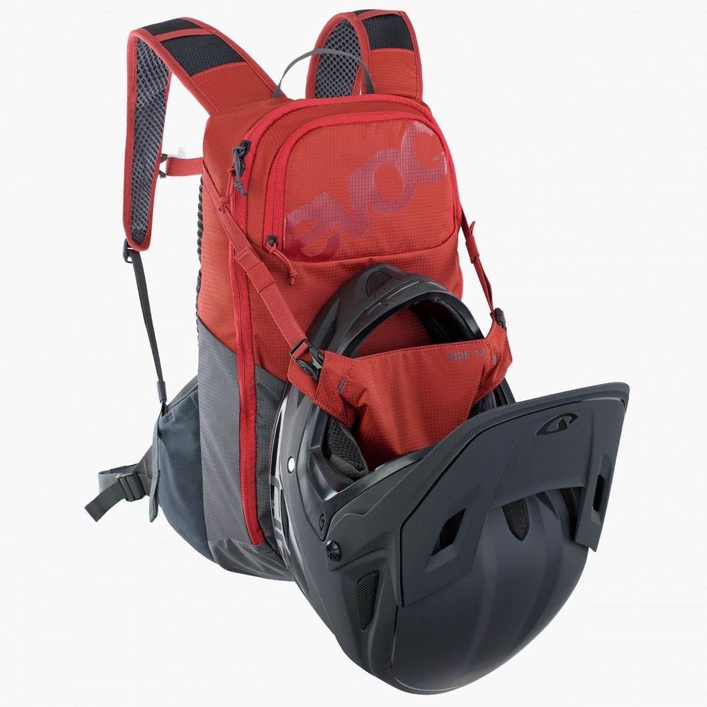 Miniatura Mochila Ride 12L - Color: Chili Red-Carbon Grey