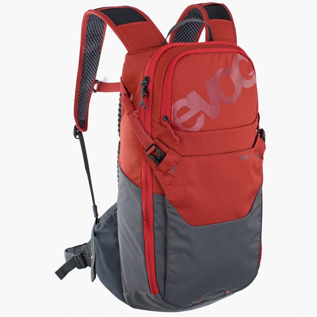 Miniatura Mochila Ride 12L - Color: Chili Red-Carbon Grey