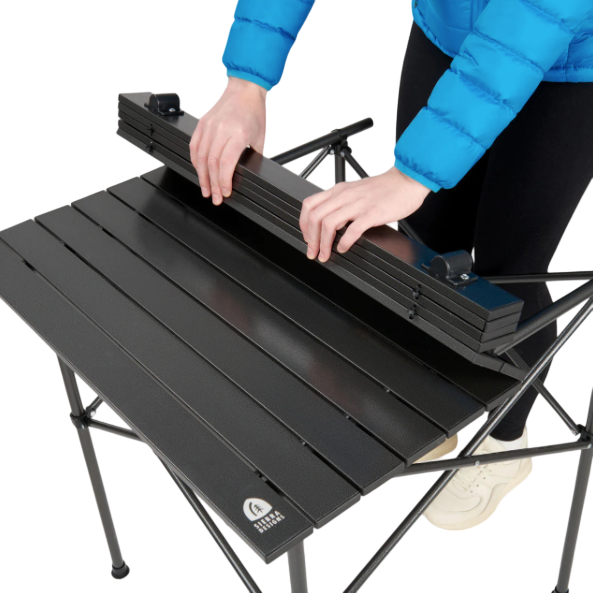 Mesa Plegable De Aluminio Easy Roll -