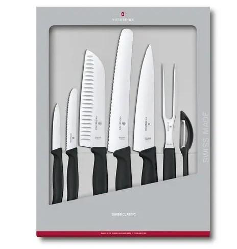 Set De Cocina Swiss Classic 7 Piezas - Color: Negro